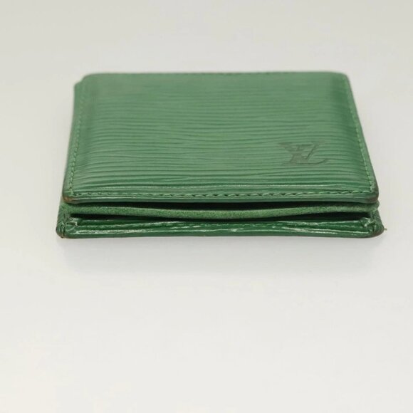 LOUIS VUITTON Epi Porte Monnaie Boite Coin Purse Green - Picture 5 of 15